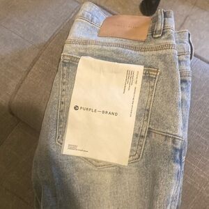 Blue blowout purple brand jeans